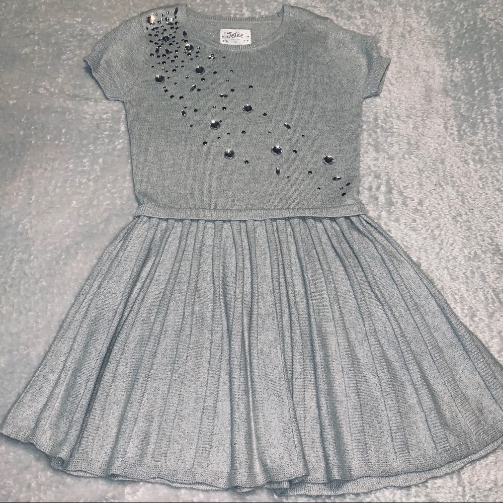 Justice Girl’s silver dress!💙